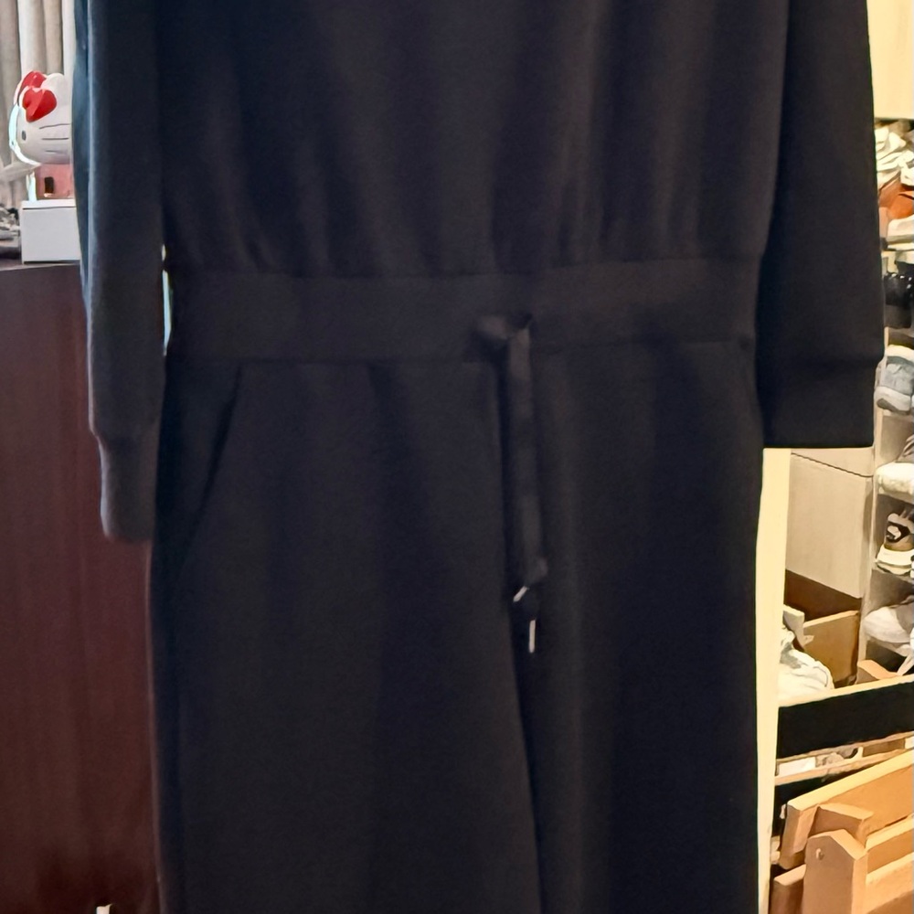 SPANX Air Easentials Off-Shoulder Wide-Leg Jumpsuit in Very Black XL